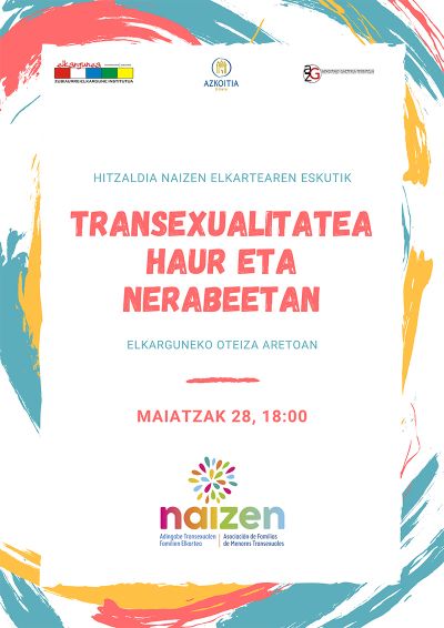"Transexualitatea haur eta nerabeetan" hitzaldia