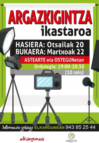 Argazkigintza ikastaroa