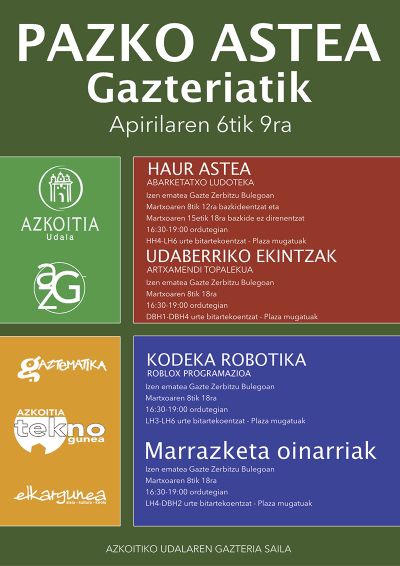 Pazku Astea Gazteriatik 2021
