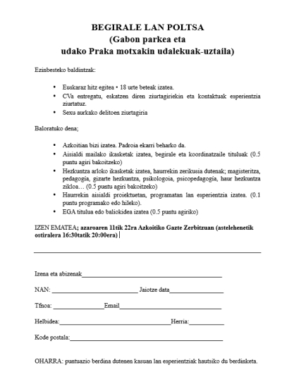 BEGIRALEEN LAN POLTSA